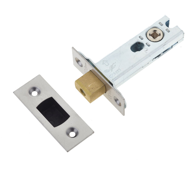 This is an image showing the Frelan - 76mm Heavy Duty Tubular Dead Bolt - Satin Stainless Steel available to order from T.H. Wiggans Ironmongery in Kendal