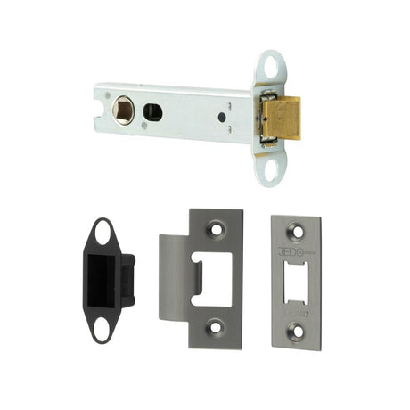 This is an image showing the Frelan - 102mm GM heavy duty tubular latch available to order from T.H. Wiggans Ironmongery in Kendal