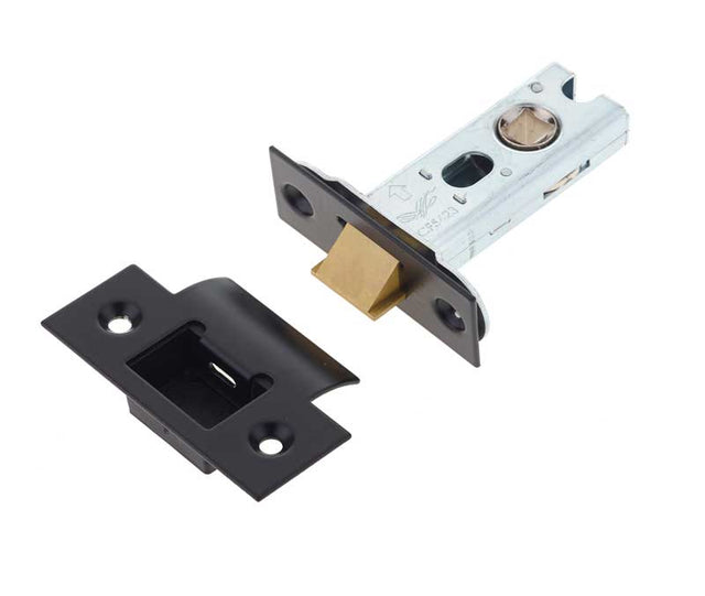 This is an image showing the Frelan - 64mm Heavy Duty Tubular Latch - Black available to order from T.H. Wiggans Ironmongery in Kendal