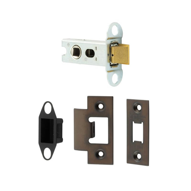 This is an image showing the Frelan - 64mm DB Heavy duty tubular latch available to order from T.H. Wiggans Ironmongery in Kendal