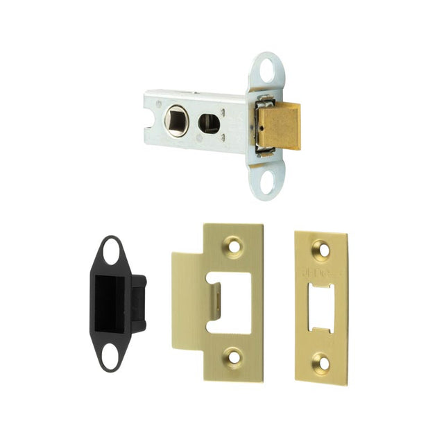 This is an image showing the Frelan - 64mm SB Heavy duty tubular latch available to order from T.H. Wiggans Ironmongery in Kendal