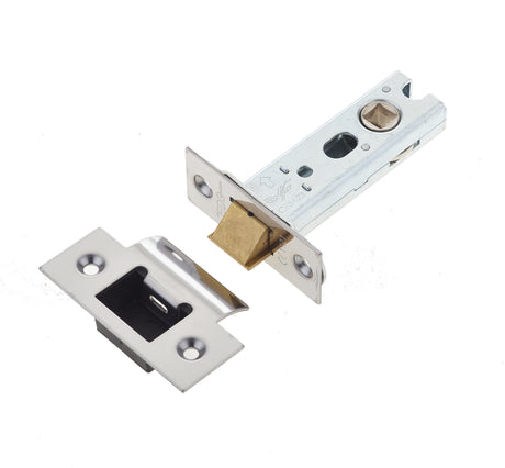 This is an image showing the Frelan - 76mm Heavy Duty Tubular Latch - Polished Stainless Steel available to order from T.H. Wiggans Ironmongery in Kendal