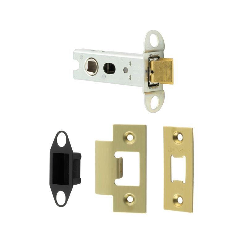 This is an image showing the Frelan - 76mm SB Heavy duty tubular latch available to order from T.H. Wiggans Ironmongery in Kendal