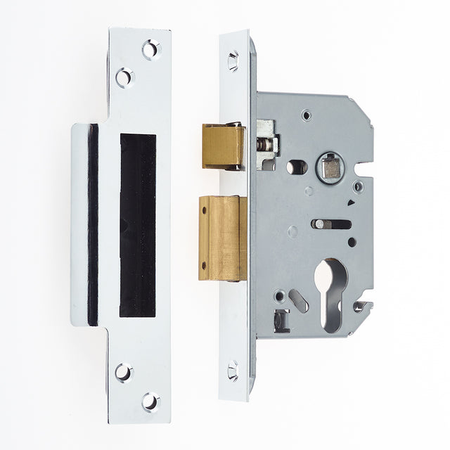 This is an image showing the Frelan - 76mm SC Euro profile sashlock available to order from T.H. Wiggans Ironmongery in Kendal