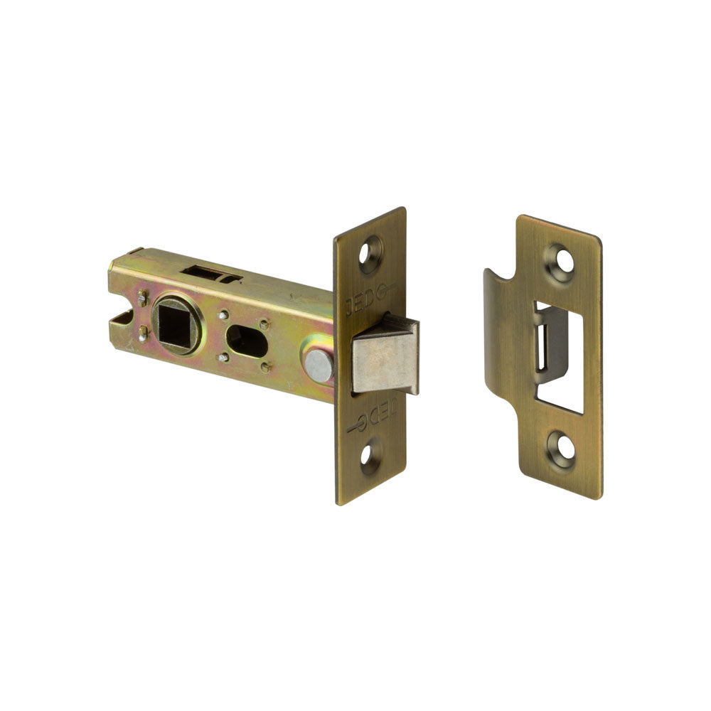 This is an image showing the Frelan - 64mm AB Tubular latch available to order from T.H. Wiggans Ironmongery in Kendal