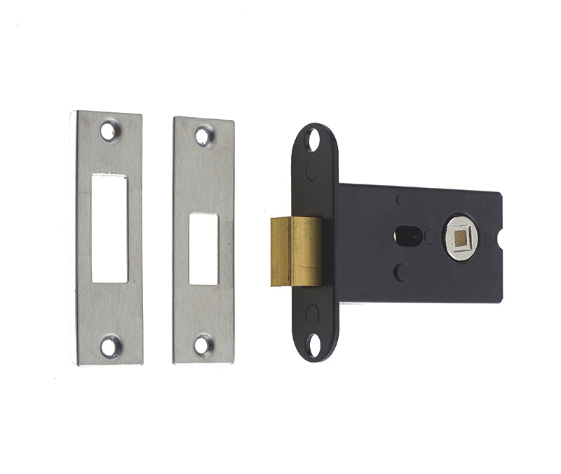 This is an image showing the Frelan - 76mm SSS Bathroom deadbolt (5mm spindle) available to order from T.H. Wiggans Ironmongery in Kendal