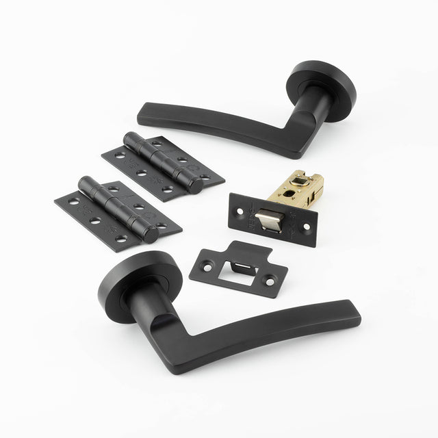 This is an image showing the Frelan - JMB700 LATCH BOX PACK available to order from T.H. Wiggans Ironmongery in Kendal