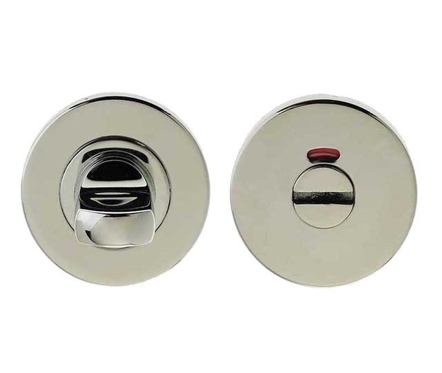 This is an image showing the Frelan - Standard Bathroom Turn & Release with Indicator 52mm x 5mm - Grade 304 available to order from T.H. Wiggans Ironmongery in Kendal