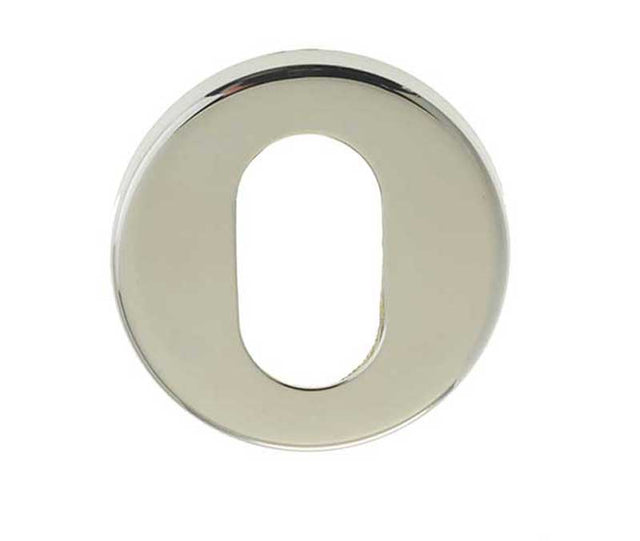 This is an image showing the Frelan - 52x8mm PSS OVAL ESCUTCHEON available to order from T.H. Wiggans Ironmongery in Kendal