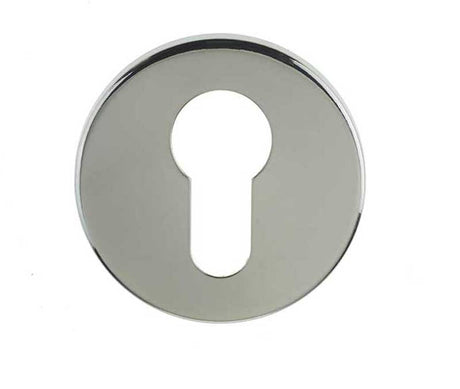 This is an image showing the Frelan - Euro Profile Escutcheon 52mm x 8mm - Grade 304 Polished Stainless Steel available to order from T.H. Wiggans Ironmongery in Kendal