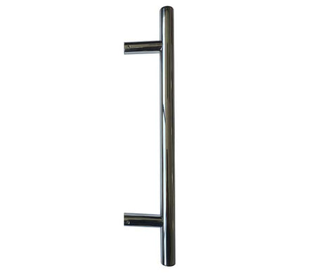 This is an image showing the Frelan - Bolt Through Guardsman Pull Handle 325x19mm (225mm Centres) - Grade 304 available to order from T.H. Wiggans Ironmongery in Kendal