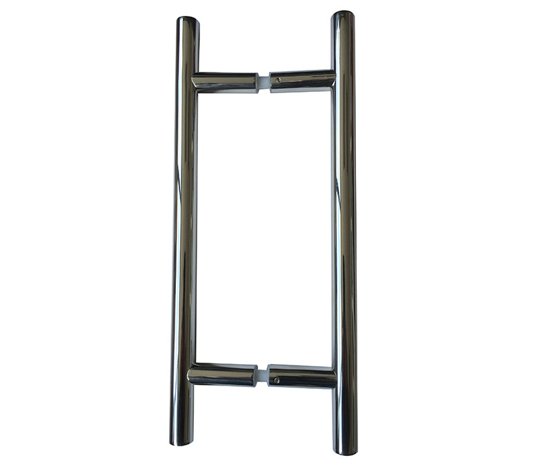 This is an image showing the Frelan - Back to Back Guardsman Pull Handle 1000x19mm (900mm Centres) - Grade 30 available to order from T.H. Wiggans Ironmongery in Kendal