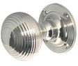 This is an image showing the Frelan - Reeded Unsprung Mortice Knobs - Polished Chrome available to order from T.H. Wiggans Ironmongery in Kendal