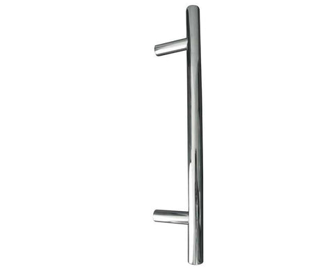 This is an image showing the Frelan - T Bar Cabinet Handle 494mm (434mm Centres) - Grade 202 Satin Stainless available to order from T.H. Wiggans Ironmongery in Kendal