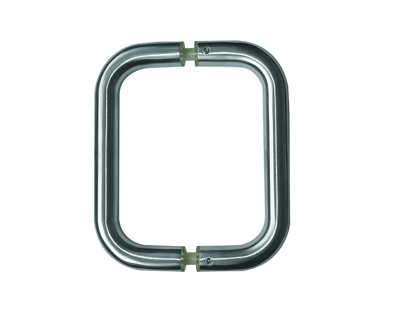 This is an image showing the Frelan - 225x19mm SSS D Shape pull handle B/B grade 304 available to order from T.H. Wiggans Ironmongery in Kendal