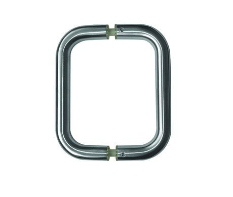 This is an image showing the Frelan - 300x19mm SSS D Shape pull handle B/B grade 304 available to order from T.H. Wiggans Ironmongery in Kendal