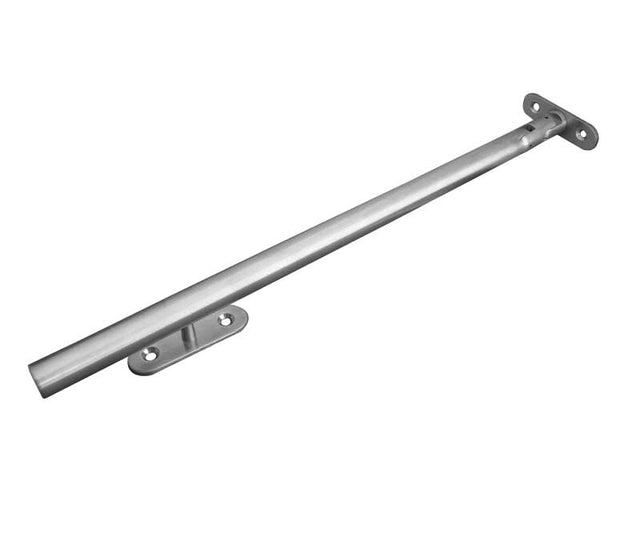 This is an image showing the Frelan - Round Bar 260mm Casement Stay - Grade 304 Satin Stainless Steel available to order from T.H. Wiggans Ironmongery in Kendal