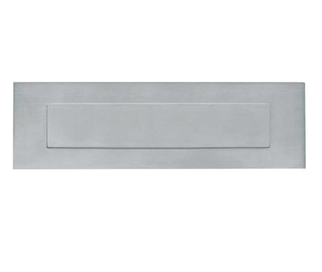 This is an image showing the Frelan - Letter Plate 330 x 100mm - Grade 304 Satin Stainless Steel available to order from T.H. Wiggans Ironmongery in Kendal