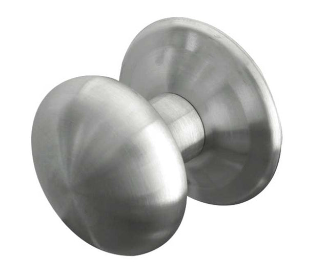 This is an image showing the Frelan - Centre Door Knob - Grade 304 Satin Stainless Steel available to order from T.H. Wiggans Ironmongery in Kendal