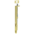 This is an image showing the Frelan - Lever Action Flush Bolt Radiused Forend 203x20mm Brass Finish available to order from T.H. Wiggans Ironmongery in Kendal