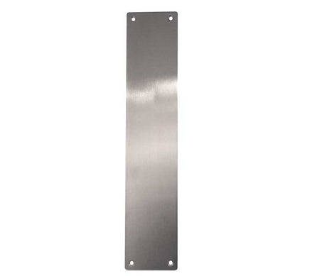 This is an image showing the Frelan - Finger Plate 305x75mm - Grade 304 - SSS available to order from T.H. Wiggans Ironmongery in Kendal