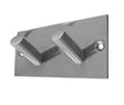 This is an image showing the Frelan - Double Robe Hook - Grade 304 Satin Stainless Steel available to order from T.H. Wiggans Ironmongery in Kendal