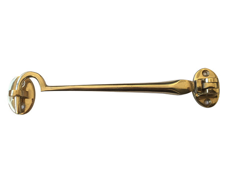 This is an image showing the Frelan - 75mm Cabin Hooks - Polished Brass available to order from T.H. Wiggans Ironmongery in Kendal