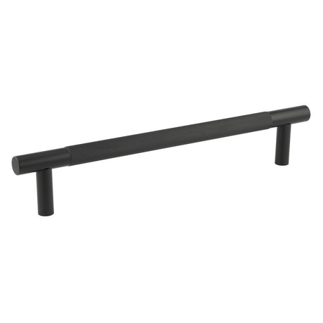 This is an image showing the Frelan - Bari Pull Handles 300mm Black Face Fix available to order from T.H. Wiggans Ironmongery in Kendal