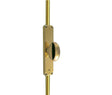 This is an image showing the Frelan - ESPAGNOLETTE BOLT PB available to order from T.H. Wiggans Ironmongery in Kendal