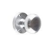 This is an image showing the Frelan - Mushroom Half Sprung Mortice Knobs - Satin Chrome available to order from T.H. Wiggans Ironmongery in Kendal