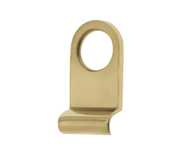 This is an image showing the Frelan - Plain Cylinder Pull - Polished Brass available to order from T.H. Wiggans Ironmongery in Kendal