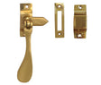 This is an image showing the Frelan - PB Reversable hook & mortice fastener available to order from T.H. Wiggans Ironmongery in Kendal