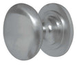 This is an image showing the Frelan - 38mm Dia. Cabinet Knob - Satin Chrome available to order from T.H. Wiggans Ironmongery in Kendal