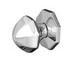 This is an image showing the Frelan - Bayswater Centre Door Knob - Polished Chrome available to order from T.H. Wiggans Ironmongery in Kendal