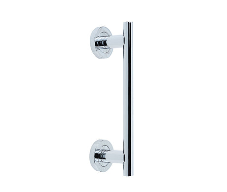 This is an image showing the Frelan - Ascot 225mm Pull Handle - Polished Chrome available to order from T.H. Wiggans Ironmongery in Kendal