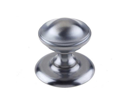 This is an image showing the Frelan - Belgravia Centre Door Knob - Satin Chrome available to order from T.H. Wiggans Ironmongery in Kendal