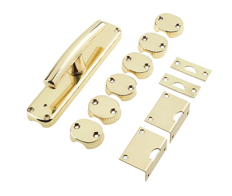 This is an image showing the Frelan - ESPAGNOLETTE BOLT PB available to order from T.H. Wiggans Ironmongery in Kendal