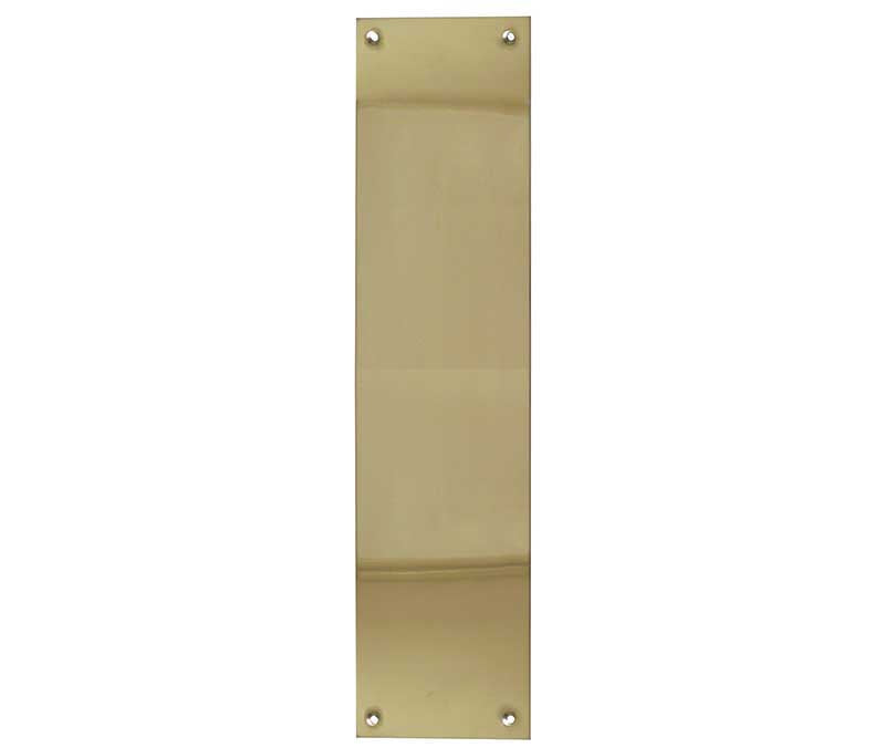 This is an image showing the Frelan - 350x75mm PB fingerplate available to order from T.H. Wiggans Ironmongery in Kendal