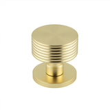 Frelan - Ribbon Mortice Door Knobs - Satin Brass