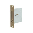 This is an image showing the Burlington - AB Sliding Edge Flush Handle available to order from T.H. Wiggans Ironmongery in Kendal