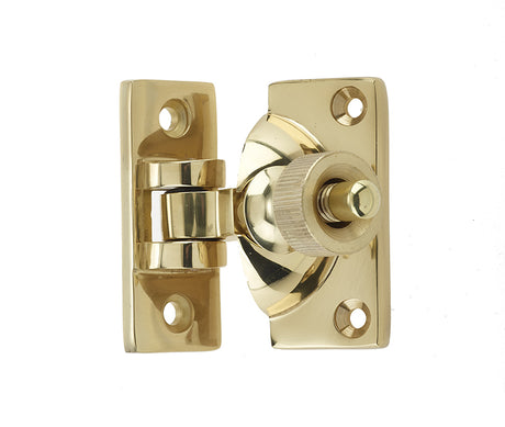 This is an image showing the Frelan - Brighton Fastener - Polished Brass available to order from T.H. Wiggans Ironmongery in Kendal