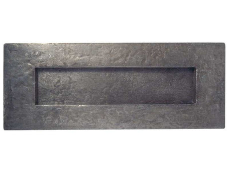 This is an image showing the Frelan - Letterplate Overall 270 x 115mm - Pewter available to order from T.H. Wiggans Ironmongery in Kendal