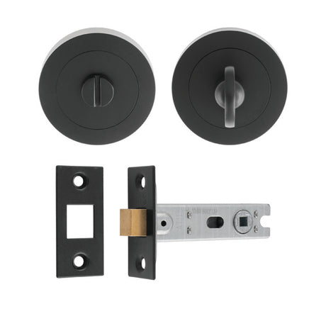This image shows Serozzetta - UDP Bathroom Pack - Matt Black - udp-bath30-mb available from T.H. Wiggans Ironmongery in Kendal.
