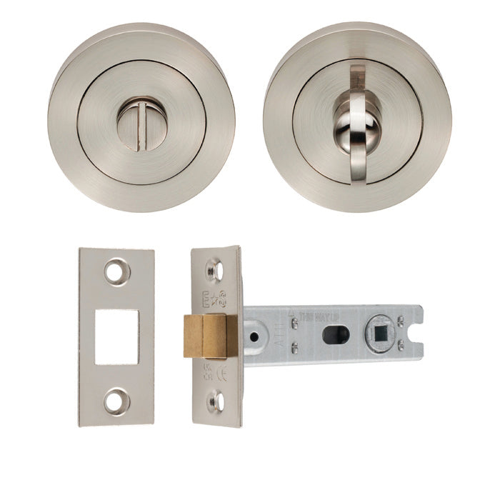 This image shows Serozzetta - UDP Bathroom Pack - Satin Nickel - udp-bath30-sn available from T.H. Wiggans Ironmongery in Kendal.