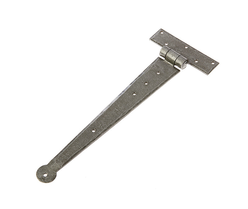 This is an image showing the Frelan - Valley Forge 300mm Tee Hinges - Pewter available to order from T.H. Wiggans Ironmongery in Kendal