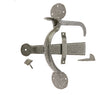 This is an image showing the Frelan - Valley Forge Suffolk Latch - Pewter available to order from T.H. Wiggans Ironmongery in Kendal