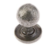 This is an image showing the Frelan - Valley Forge Round Cabinet Knob - Pewter available to order from T.H. Wiggans Ironmongery in Kendal