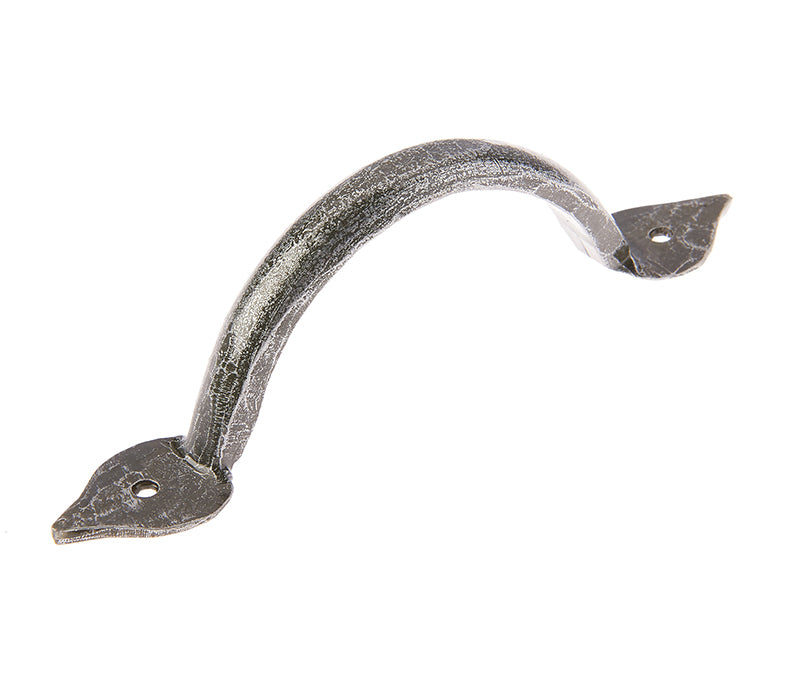 This is an image showing the Frelan - Vally Forge 128mm Tear Cabinet Pull Handle - Pewter available to order from T.H. Wiggans Ironmongery in Kendal