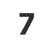 This is an image showing the Frelan - Valley Forge 75mm Numeral 7 - Black available to order from T.H. Wiggans Ironmongery in Kendal