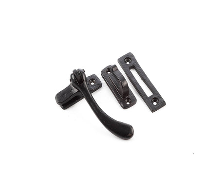 This is an image showing the Frelan - Valley Forge Bulb End Casement Fastener - Black available to order from T.H. Wiggans Ironmongery in Kendal